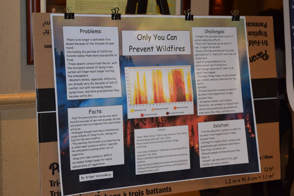 Poster on wildfires